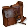 Rokker Vintage Collection Rokker - Vintage Saddle Bag - Brown Leather Luggage
