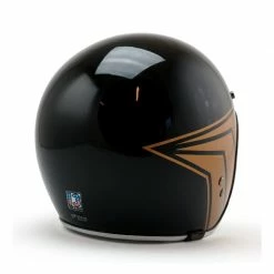 Roeg X 13 1/2 Skull Bucket JETT Helmet - Gloss Black