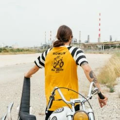 Short Sleeve T's Kytone 'Howlin' T-shirt - Yellow