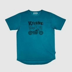 Kytone 'Rider By Fate' T-shirt - Blue Short Sleeve T's