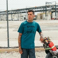 Kytone 'Rider By Fate' T-shirt - Blue Short Sleeve T's