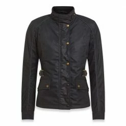 Belstaff Tourmaster PRO - Ladies Technical Wax Motorcycle Jacket - Black