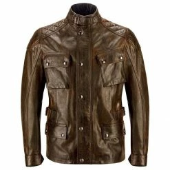 Belstaff Turner Leather Motorcycle Jacket Jackets